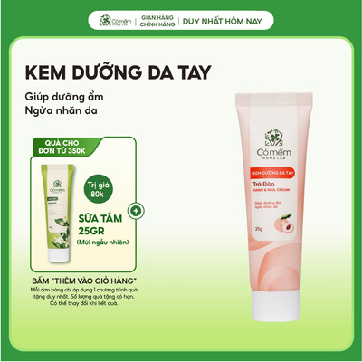 Kem dưỡng da tay 25gr Cỏ Mềm