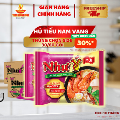 [TIẾT KIỆM] Hủ Tiếu Nam Vang Như Ý -30 gói/60 gói x 60gram/gói