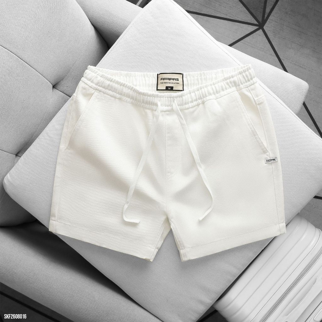 JANSHOP Quần Shorts Nam Relaxed Push, Chất Kaki Cao Cấp, Cạp Thun Dây Rút, Form Dáng Thoải Mái