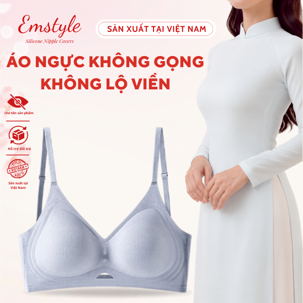 Áo Ngực Hở Lưng Không Lộ Viền Emstyle Mút Dày Hỗ Trợ Nâng Ngực, Không Gọng Nhiều Kiểu Cài Dây - 9736