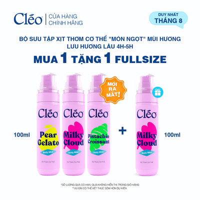 [ĐỘC QUYỀN KOL] Xịt Thơm Toàn Thân Body Mist Cleo 100ml