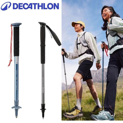 Gậy hiking mt100 xanh dương forclaz mã 8807204