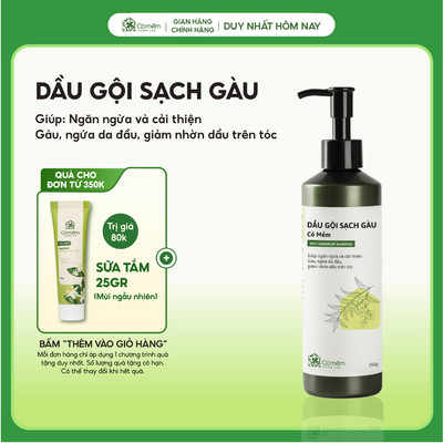 Dầu Gội Sạch Gàu Cân Bằng Dầu Nhờn Cỏ Mềm 250ml