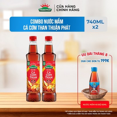 Nước Mắm Thuận Phát Cá Cơm Than 740ml - Với 16 dưỡng chất