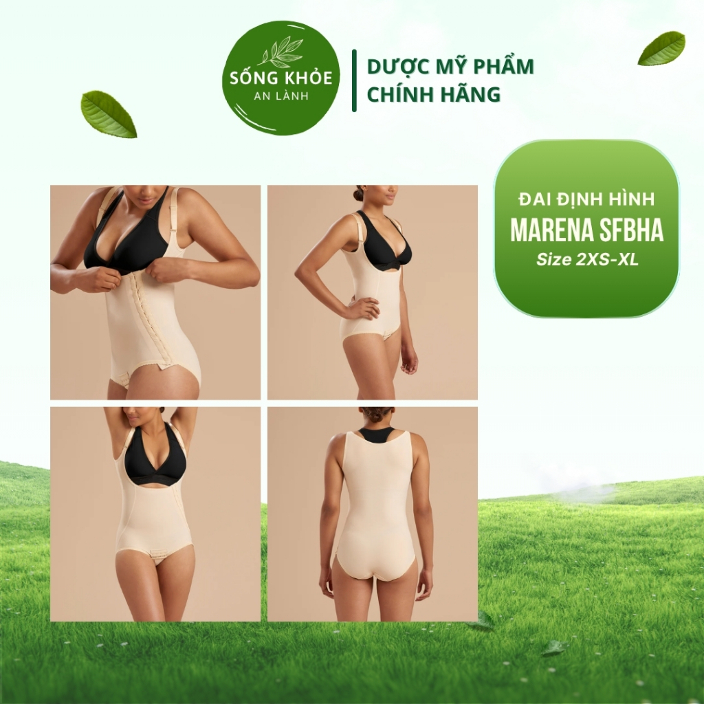 Đai định hình BỤNG-MÔNG loại ngắn MARENA FLEXFIT Mã SFBHA