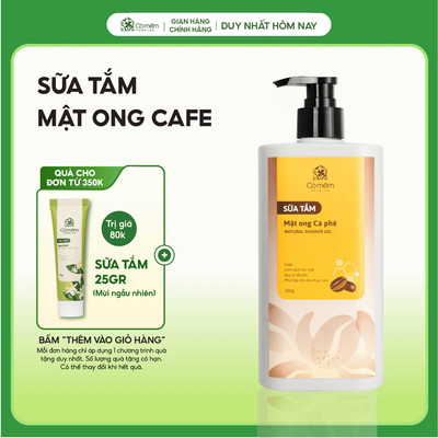 Sữa Tắm Mật Ong Cà Phê Làm Sạch Da Duy Trì Độ Ẩm Tự Nhiên Cho Da Mềm Mịn Cỏ Mềm 350g