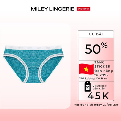 Quần lót nữ thun lụa CD sớ gỗ Fashion Miley Lingerie Mềm Mại, Thoáng Khí FWS0700