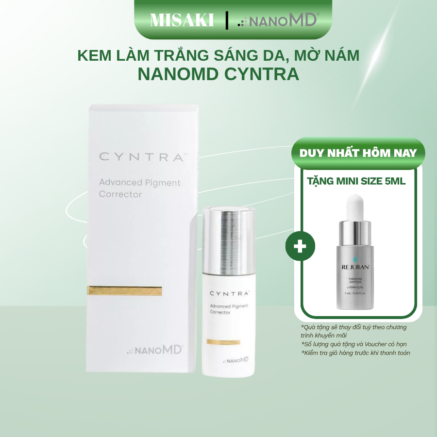 Kem Hỗ Trợ Trắng Sáng, Làm Mờ Vết Nám Trên Da NanoMD Cyntra Advanced Pigment Corrector 20ml