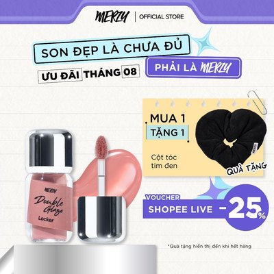 [NEW] Son Bóng Khóa Màu Hai Lớp Merzy Double Glaze Locker 3.8g
