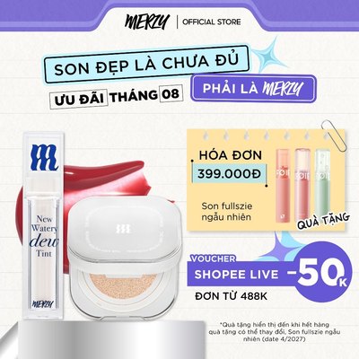 [NEW] Combo Phấn Nước Merzy The Airy Filter Cushion 11g + Merzy Son Môi Trang Điểm Lip Tint