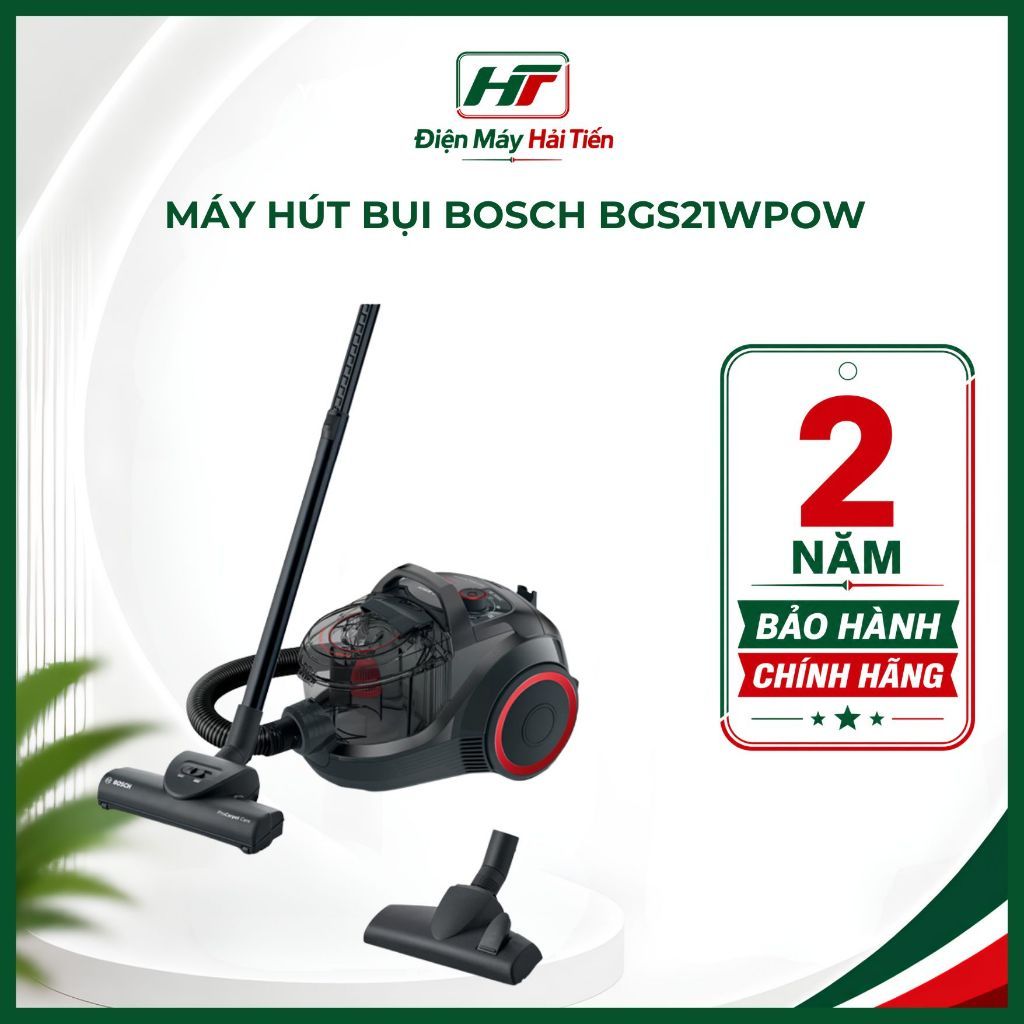 Máy hút bụi Bosch BGS21WPOW 2000W [Bảo hành chính hãng 2 năm]