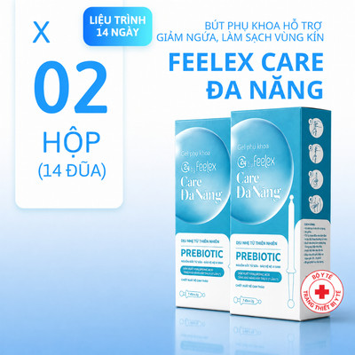 Combo Gel phụ khoa đa năng C24 by Feelex gel khử mùi ngăn ngừa vi khuẩn, nấm ngứa hàng ngày