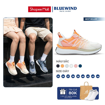 [TĂNG SIZE] Giày Thể Thao Nữ BLUEWIND Sort Hand Đế Cao Su Nguyên Khối Êm Mềm 68376