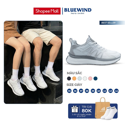 [TĂNG SIZE] Giày Đôi Thể Thao Nam Nữ BLUEWIND Sort Hand Thoáng Khí Đế Cao Su Nguyên Khối Êm Mềm 68376