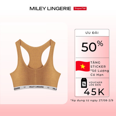 Áo Ngực Thể Thao Miley Lingerie Melange Cổ Tròn Active BRM03053