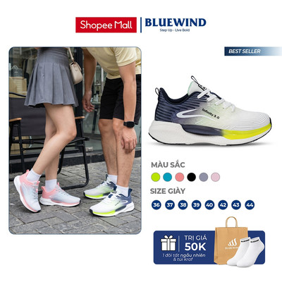 Giày Thể Thao Nam Nữ BLUEWIND Infinity 3.0 Siêu Nhẹ Êm Chân, Thoáng Khí Phù Hợp Chạy Bộ, Tập Gym 68299