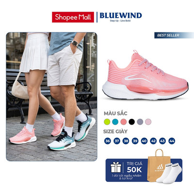 Giày Thể Thao Nam Nữ BLUEWIND Infinity 3.0 Êm Chân, Thoáng Khí Phù Hợp Chạy Bộ, Tập Gym 68299