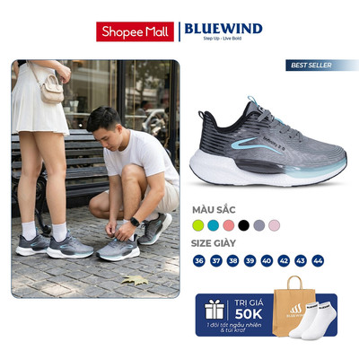 Giày Thể Thao Nữ BLUEWIND Infinity 3.0 Siêu Nhẹ Êm Chân, Thoáng Khí Phù Hợp Chạy Bộ, Tập Gym 68299