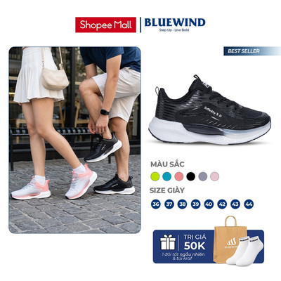 Giày Thể Thao Nam Nữ BLUEWIND Infinity 3.0 Êm Chân, Thoáng Khí Phù Hợp Chạy Bộ, Tập Gym 68299
