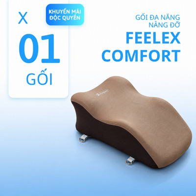 Gối thư giãn Feelex đa năng, hỗ trợ nâng đỡ cơ thể và giữ tư thế thoải mái dành cho chị em