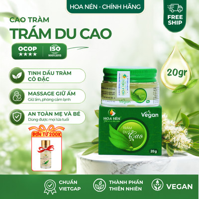 Trám Du Cao - Hoa Nén - giữ ấm, dùng khi muỗi đốt toàn cho mẹ và bé, tiện lợi bỏ túi - cao tràm 20gr