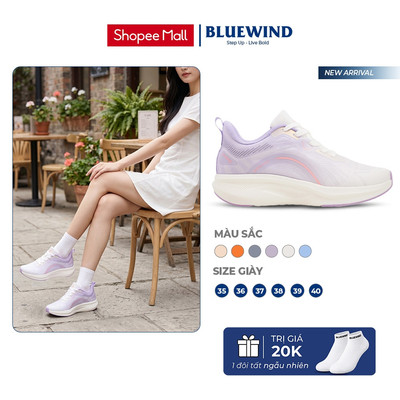 Giày Thể Thao Nữ Bluewind Đế Cao, Êm Thoáng, Chống Trượt, Phong Cách Hàn Quốc 68626