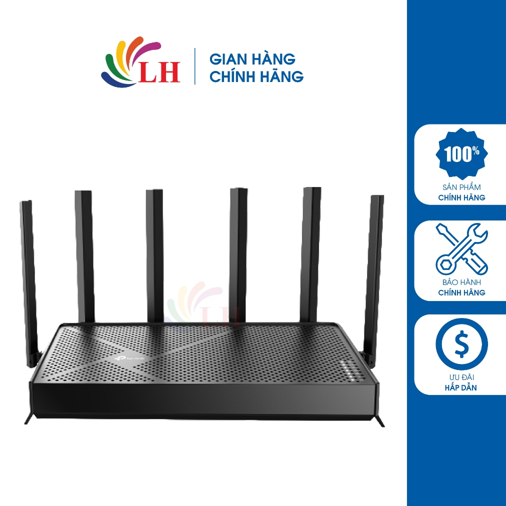 Thiết bị định tuyến mạng không dây TP-Link Router Wifi 7 Dual-Band BE6500 Router Archer BE400 - Hàng
