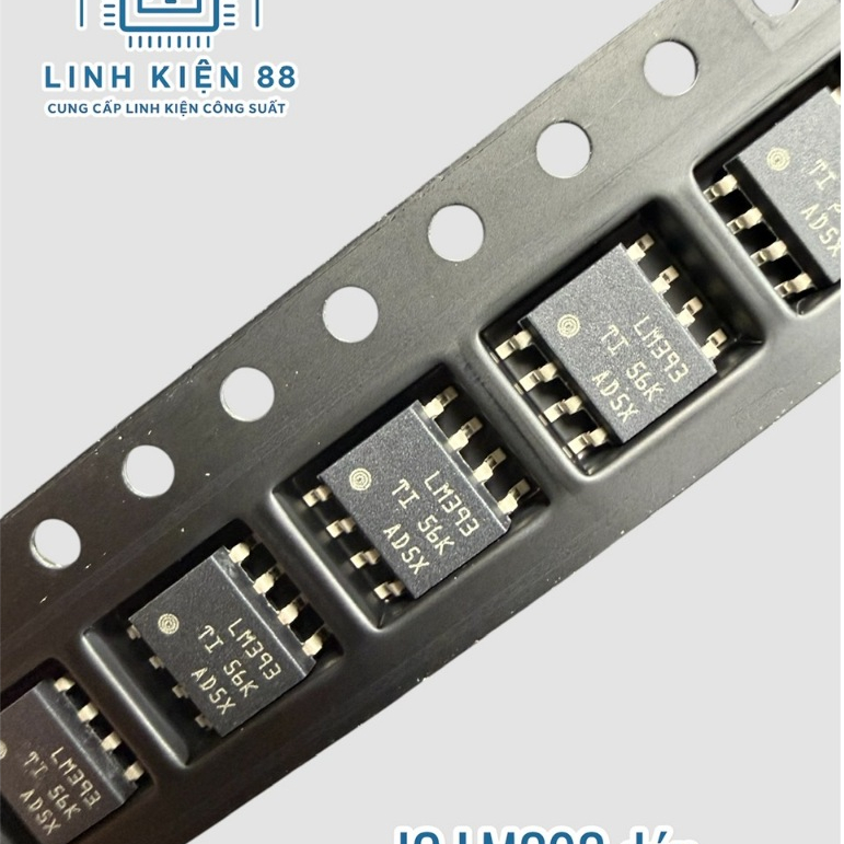 10 con OPAM LM393 393 dán Sop-8 mới TI