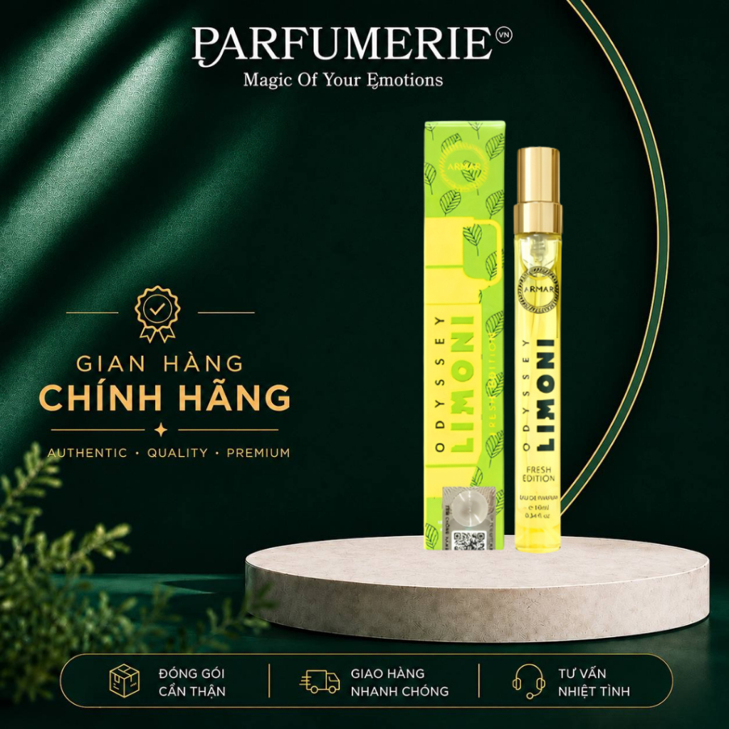 Nước hoa Armaf Odyssey Limoni Fresh Edition EDP 10ml chính hãng Parfumerievn