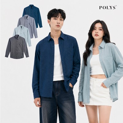 Áo Sơ Mi Linen Tay Dài Form Relaxed Vải Đũi Mềm Nhẹ Thoáng Mát Unisex CASUAL LINEN Shirt Dài Tay
