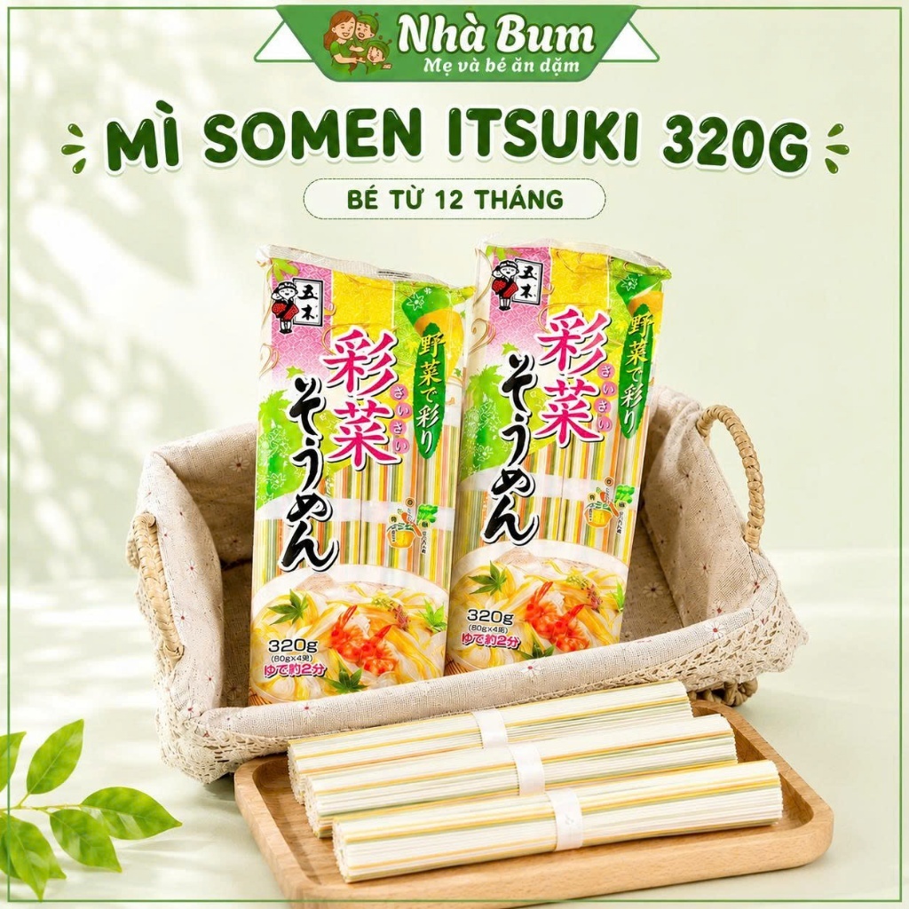 Mì Somen rau củ ngũ sắc Itsuki NB