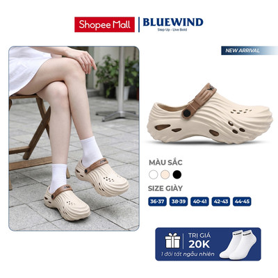 Dép Clogs Bluewind Đúc Nguyên Khối, Chống Trơn Trượt Phong Cách Thời Trang Unisex - 51001