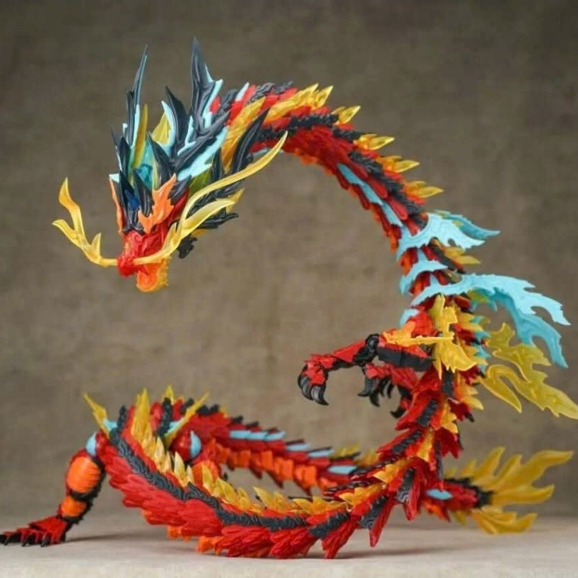 [Hàng sẵn] Mô Hình Shenx Diecast Frame ZL-0001 Chilong/Red Dragon Model Kit Đầy Đủ Quà