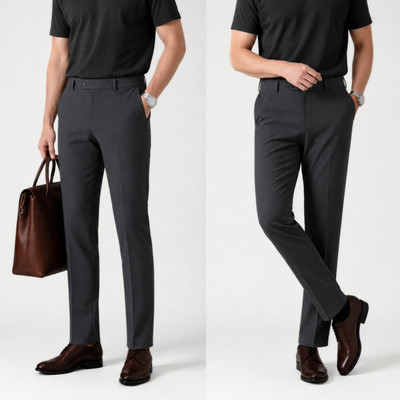 Quần Tây Nam Ống Đứng Form Chuẩn MAC ARTHUR, Cạp Chun Ẩn Thoải Mái, Tôn Dáng Chống Nhăn, Bền Đẹp SP2