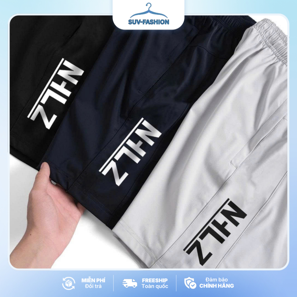 [55-100kg] Combo 3 Quần Short Nam Big Size, Chất Liệu Gió Mềm Mại thoáng khí, Phù hợp tập thể thao, 