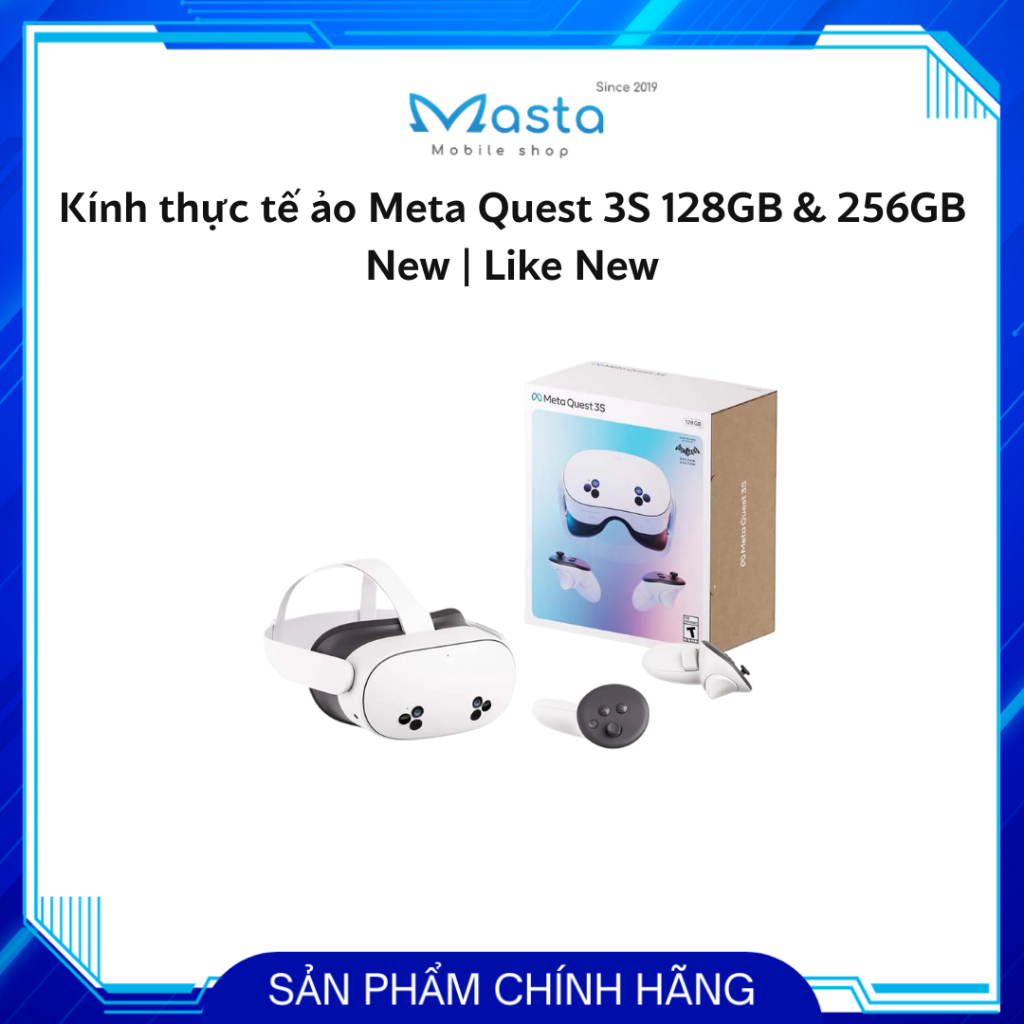 Kính thực tế ảo Meta Quest 3S 128GB & 256GB New Seal | Like New
