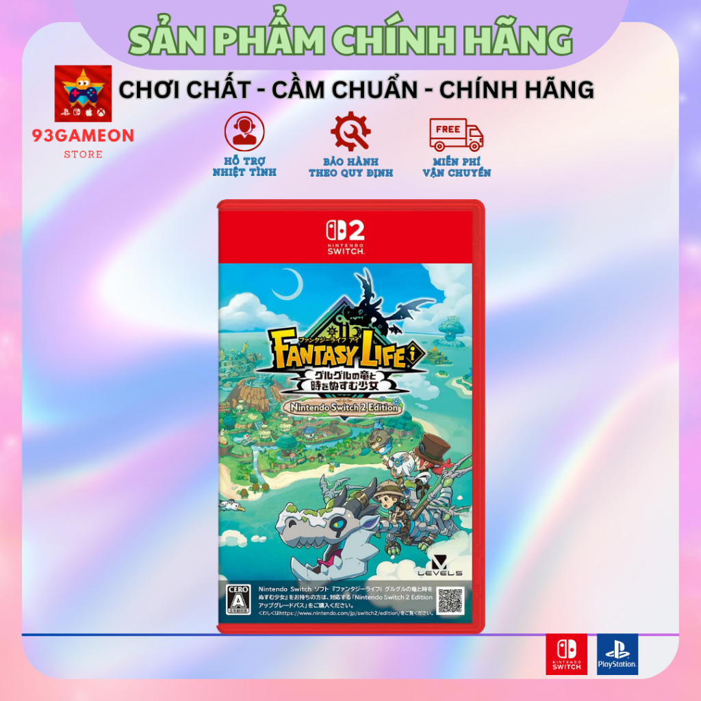 Băng game Nintendo Switch 2: Fantasy Life i - The Girl Who Steals Time