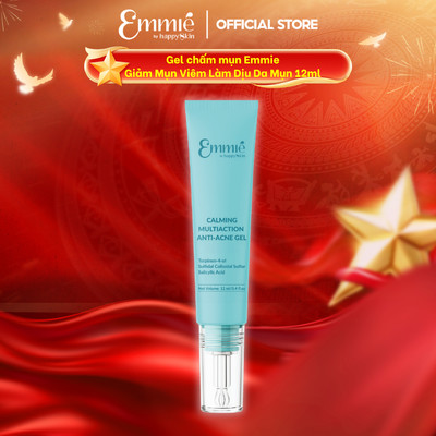 Gel chấm mụn Emmie Calming Multiaction Giảm Mụn Viêm Làm Dịu Da Mụn - Kết Cấu Gel Thấm Nhanh Giảm Sưng Đỏ Tuýp 12ml
