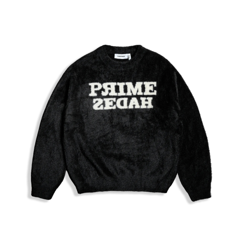 ÁO HADES MIRROR KNIT SWEATER - BLACK
