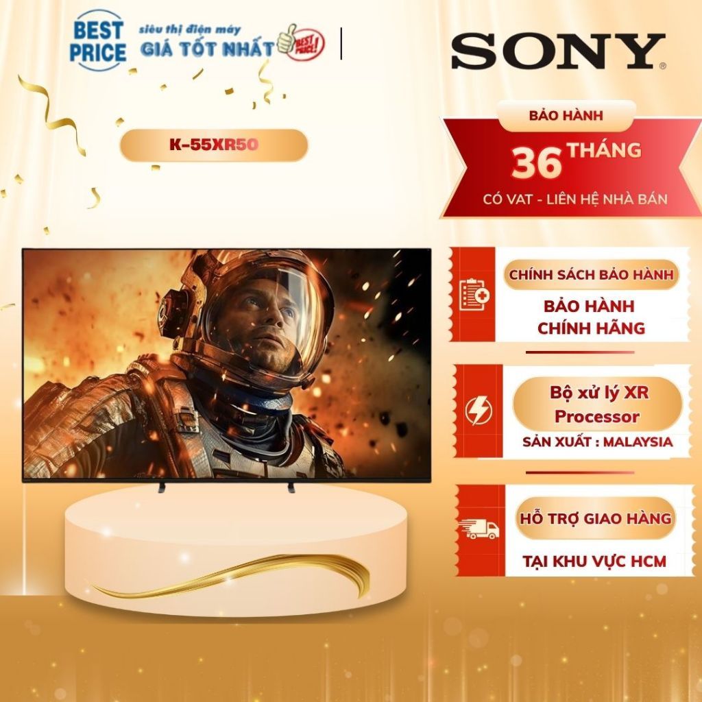K-55XR50 - Google Tivi Mini LED Sony AI 4K 55 inch K-55XR50
