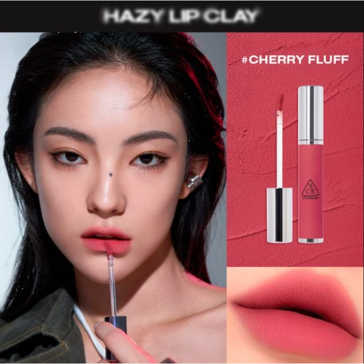 Son Kem 3CE Vỏ Bạc Hàn Quốc - 3CE Hazy Lip Clay #Whip Red #Hiamine #Common Stranger #Paintingcot