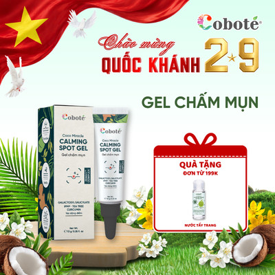Gel chấm mụn - Coco Miracle Calming Spot Gel Coboté10gr