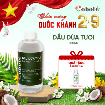 Dầu dừa tươi đa năng Coboté 500ml