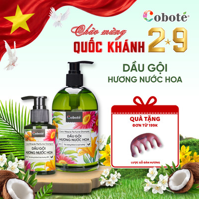 Dầu gội hương nước hoa dành cho tóc nhuộm Cobote mềm tóc và phục hồi tóc  100ml/480ml
