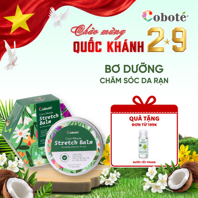 Bơ ngừa rạn, làm mờ rạn da Cobote cuối thai kỳ đến sau sinh 100g