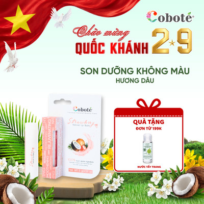Son dưỡng môi Cobote giúp môi mềm mịn và căng mọng 5g