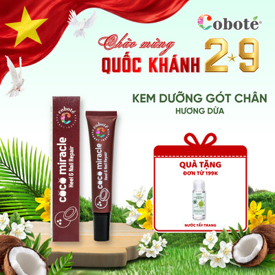 Kem dưỡng gót chân & móng Coboté 20g - Dưỡng ẩm sâu cho vùng gót chân khô nứt