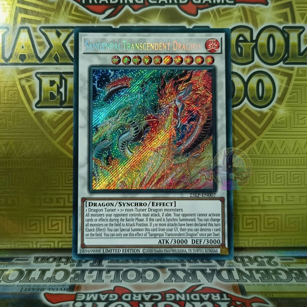 Sangenpai Transcendent Dragion – 25LP-EN007 – Secret Rare [Thẻ bài Yugioh]
