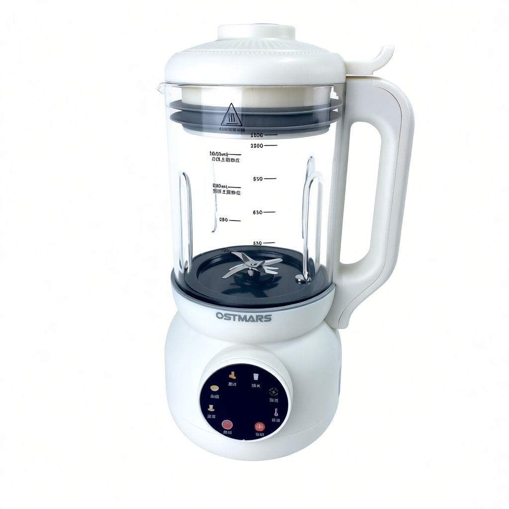 Máy Làm Sữa Hạt OSTMARS PBJ-003 Cối Thuỷ Tinh Dung Tích 1L