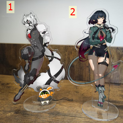 Zenless Zone Zero - bangboo charm, Lycaon, Jane Doe